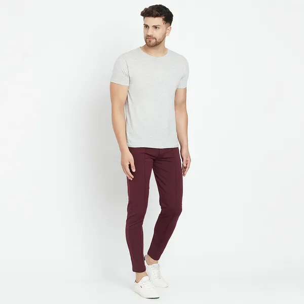 Maroon_Casual_Styish_Trackpant_For_Men